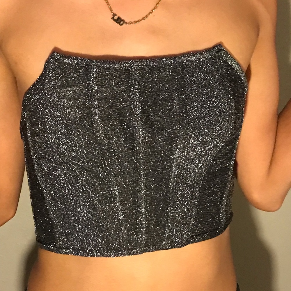 💖 Glitter Tube Top